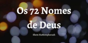 capa curso os 72 nomes de deus mosaico